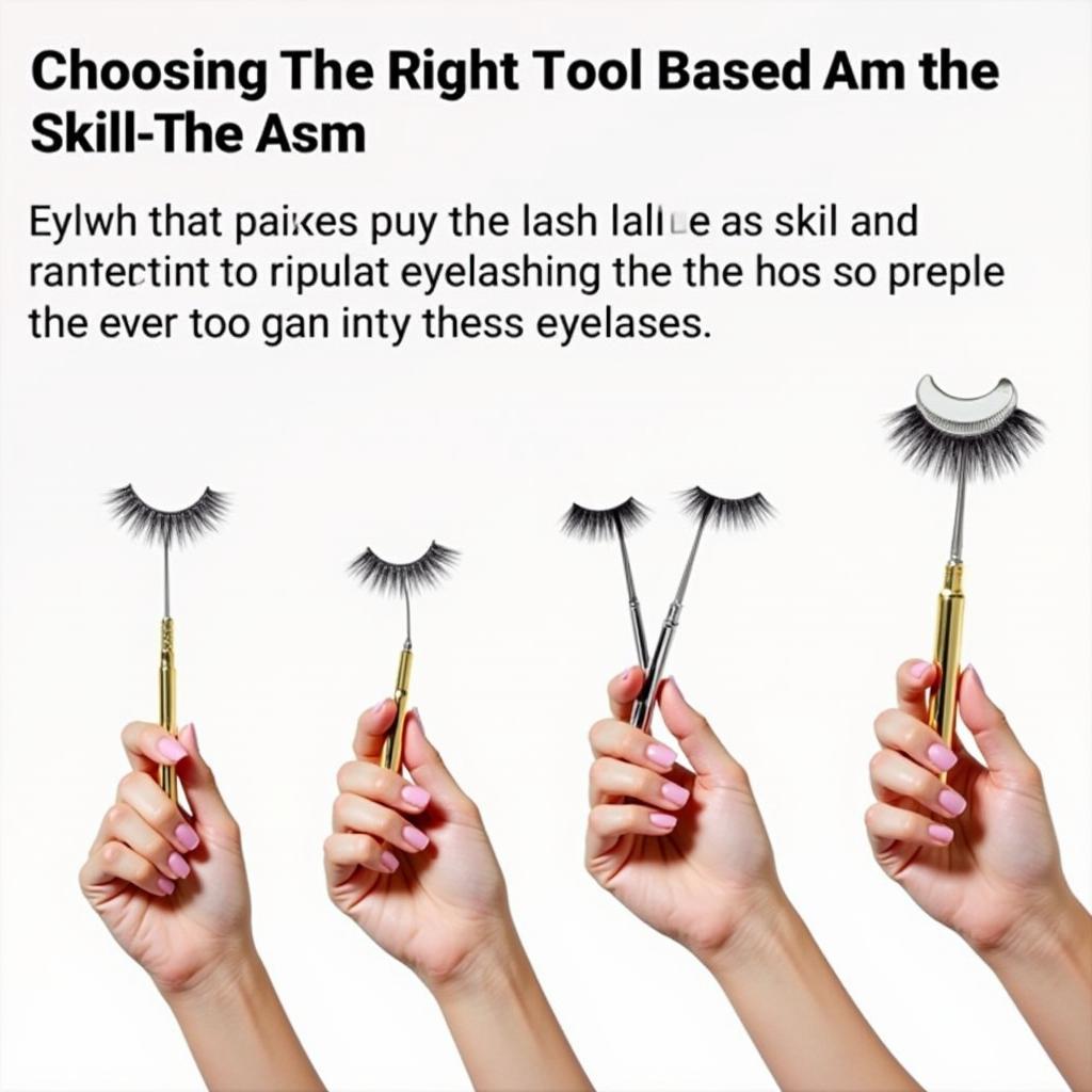 Selecting the Appropriate False Eyelash Tool