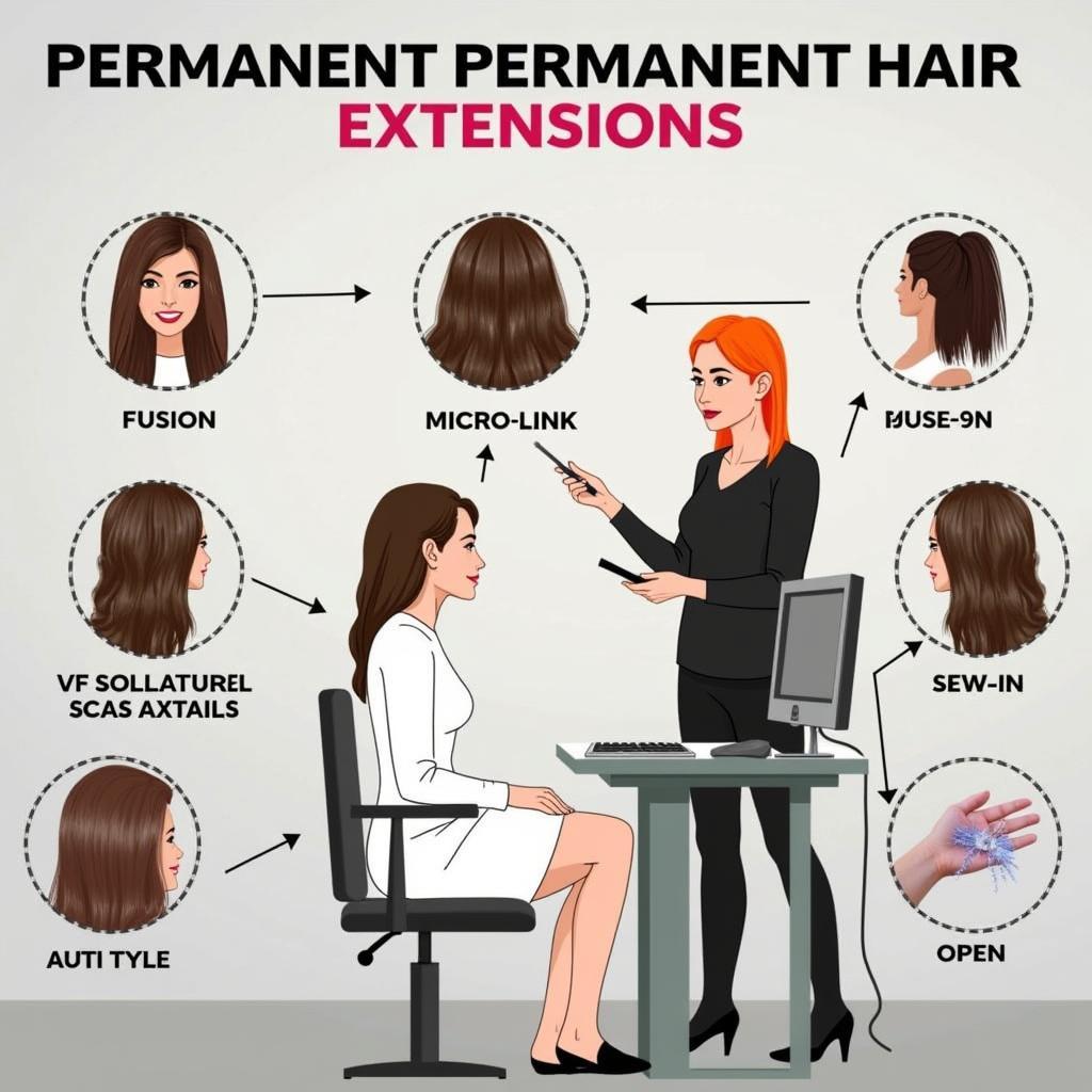 Choosing the Right Permanent Hair Extensions for Your Hair Type