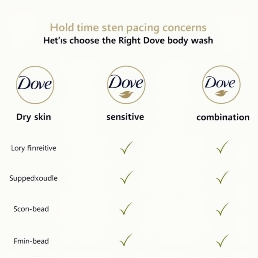 Choosing the Right Dove Body Wash for Your Skin Type