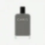 Modern Chris Cologne Bottle Design