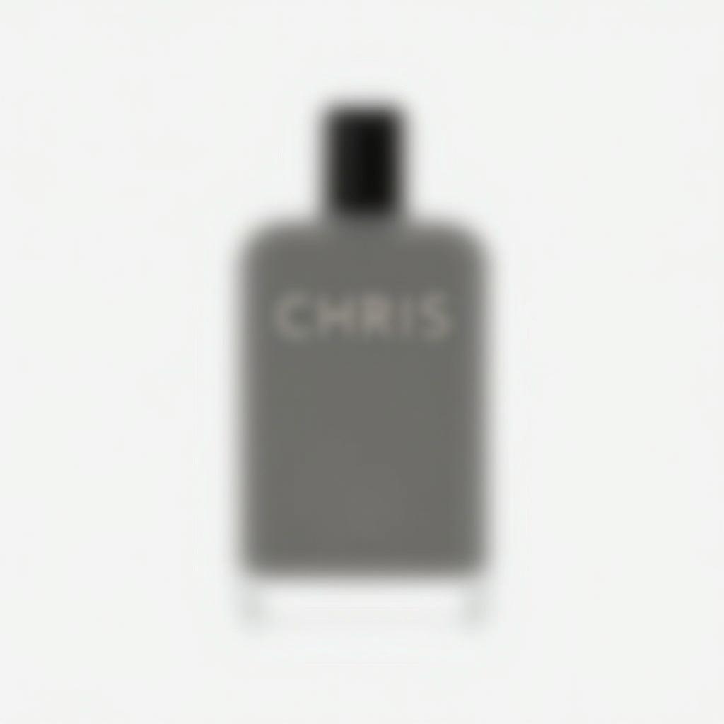 Modern Chris Cologne Bottle Design