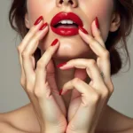 Classic Red Lipstick and Nail Polish