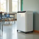 HEPA Air Purifier in a Classroom