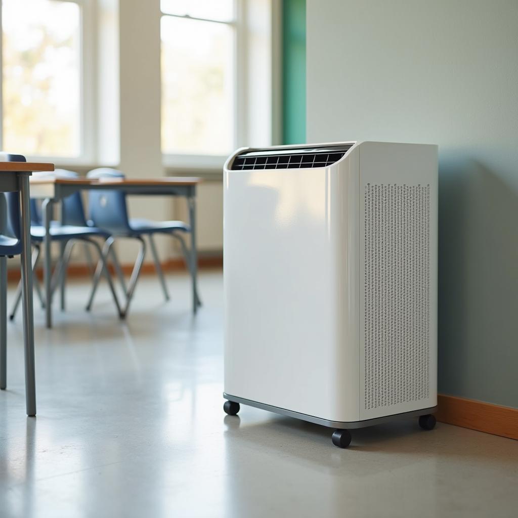 HEPA Air Purifier in a Classroom