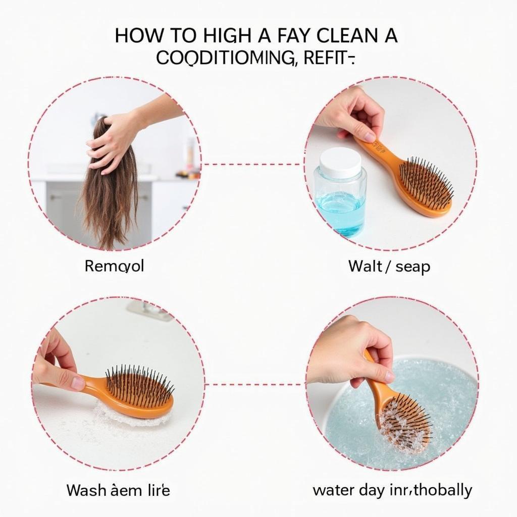 Cleaning a Conditioning Brush