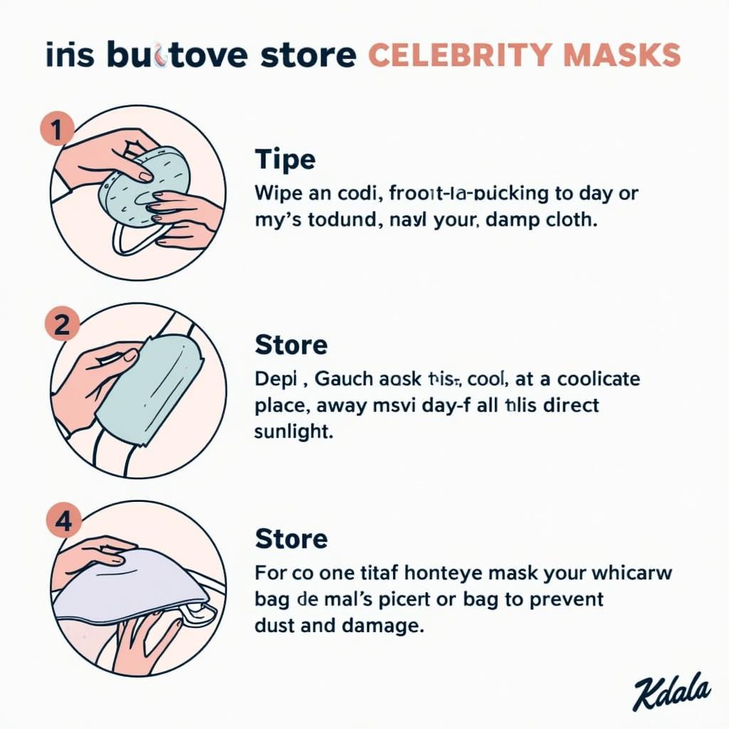 Properly Cleaning and Storing Celebrity Masks