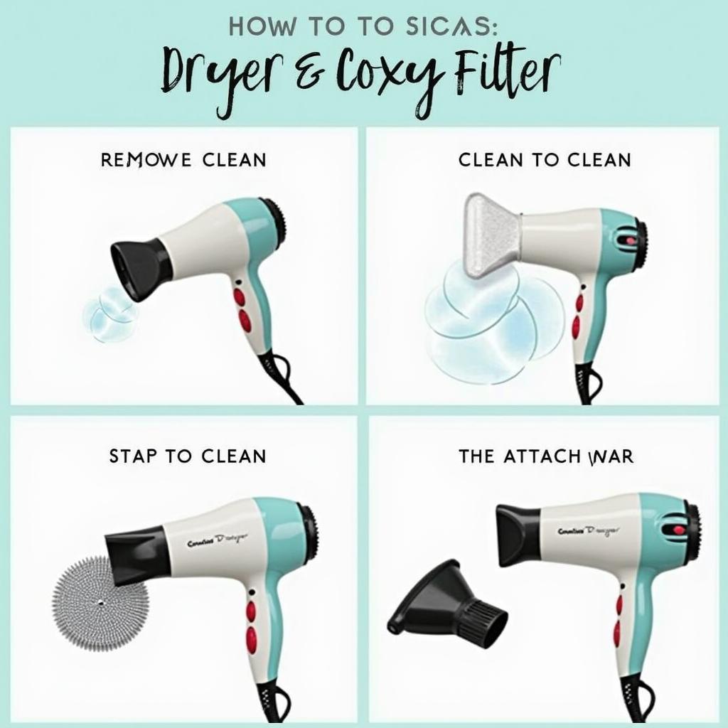 How to Clean a Blow Dryer Filter