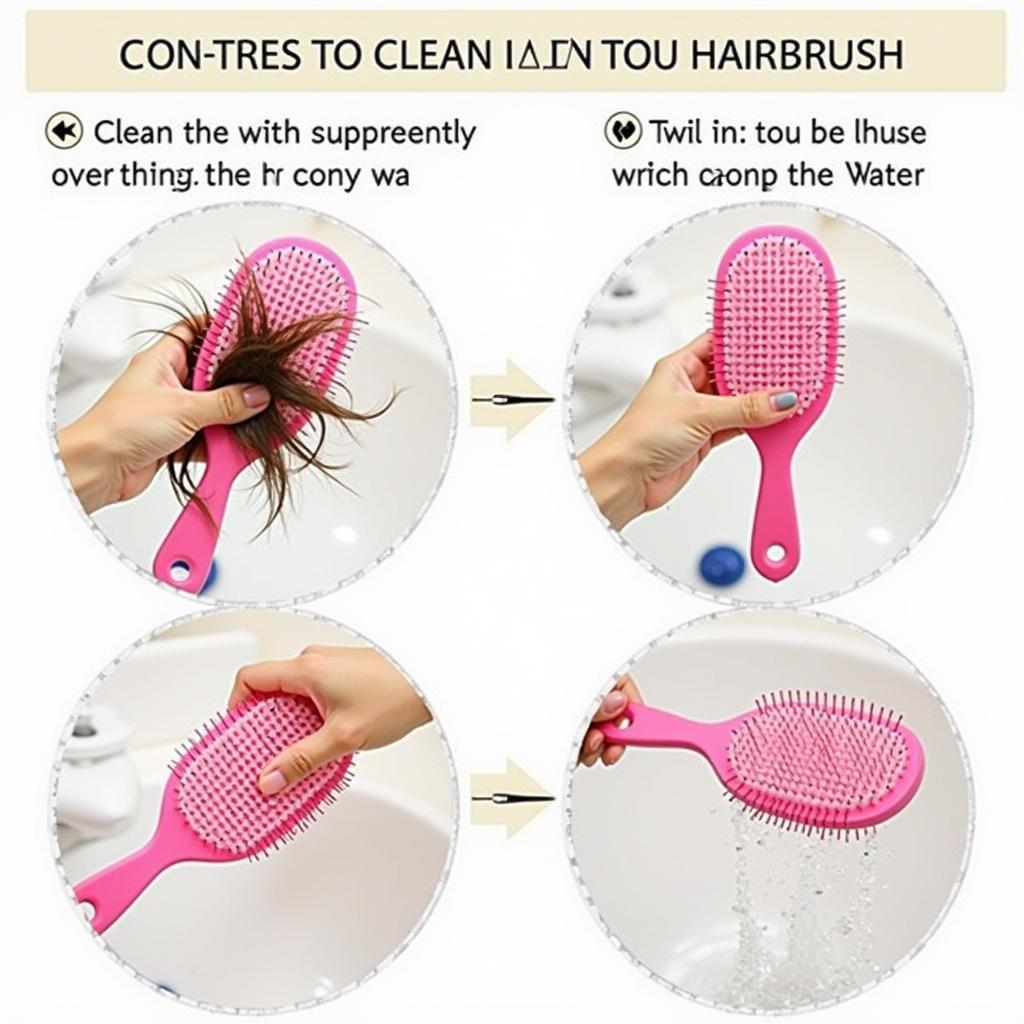 How to Clean a Nylon Hairbrush