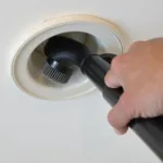 Cleaning a Round Air Vent