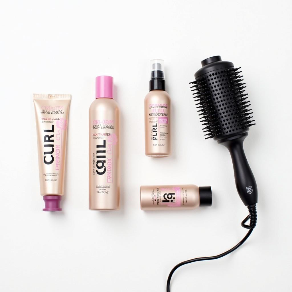 Styling Products for Cocktail Curly Hair