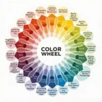 Color Wheel Depicting Spiritual Meanings