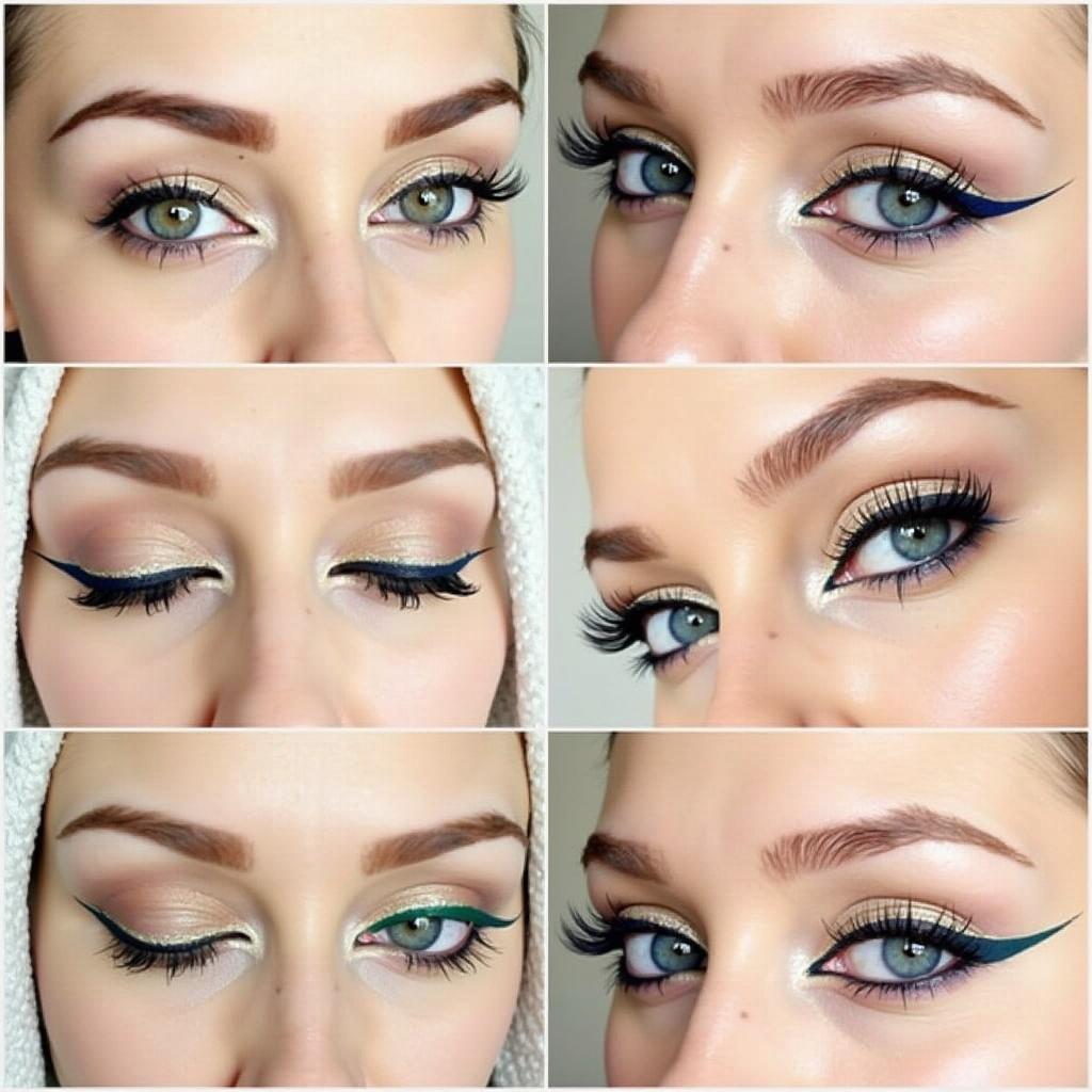 Coloured Eyeliner Looks for Different Occasions