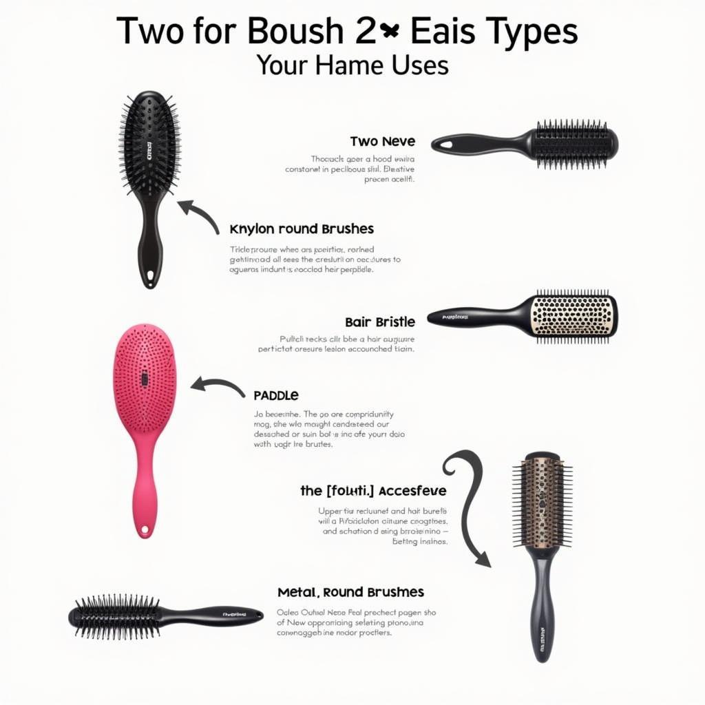 Different Hairbrush Types and Their Uses