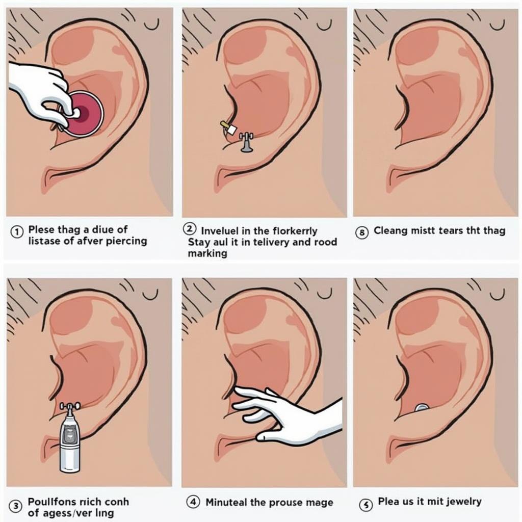 Conch and Tragus Piercing Procedure