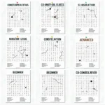 Constellation Word Search Puzzle Examples