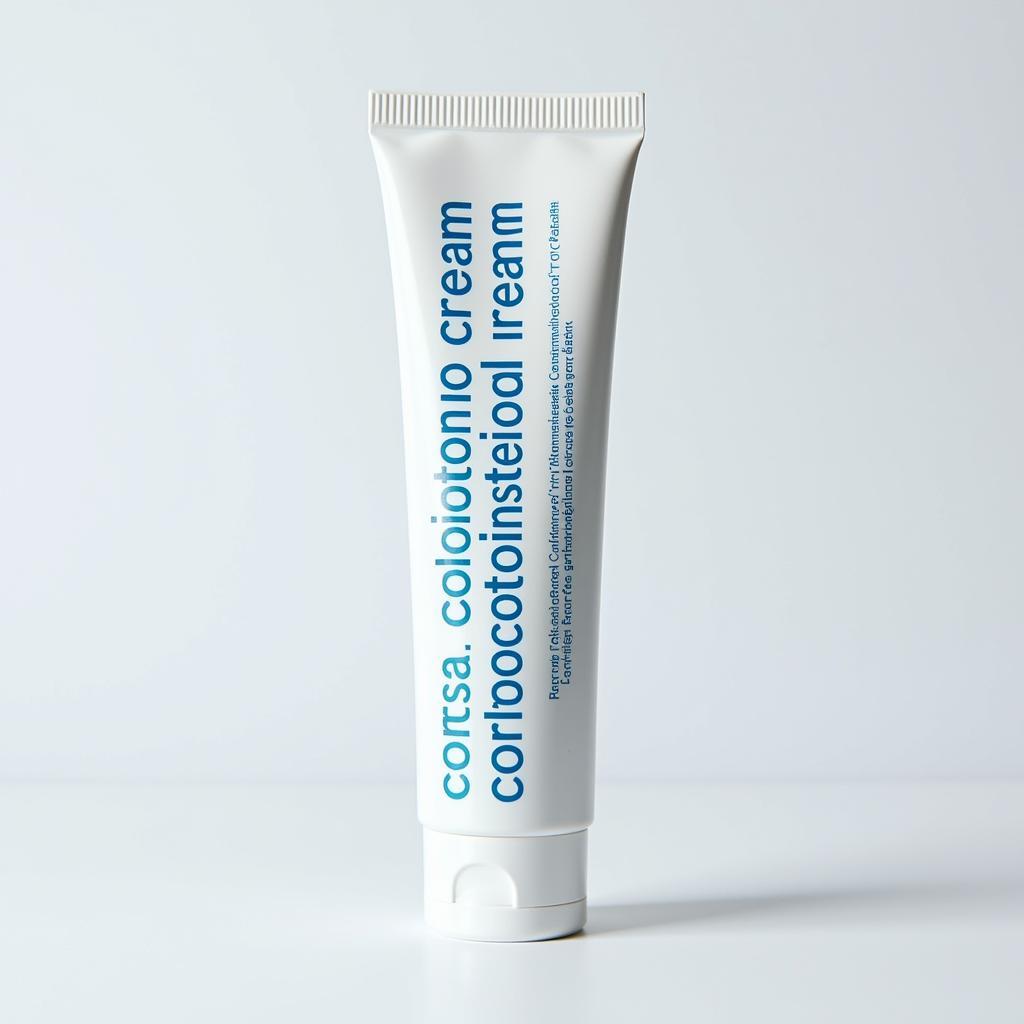 Tube of corticosteroid cream