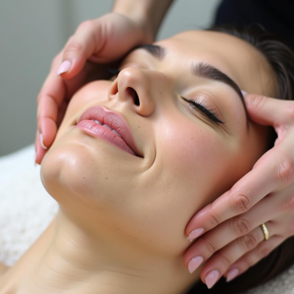 Cosmetic Acupuncture Combined with Massage