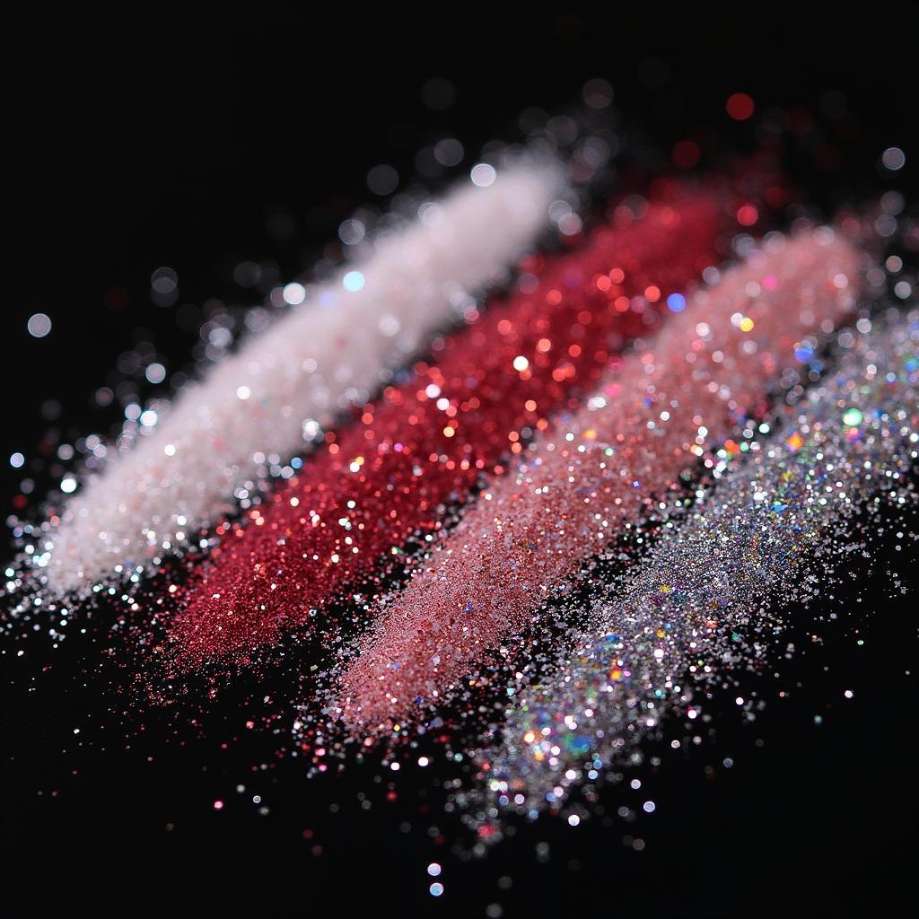 Different Types of Cosmetic Glitter for Lips