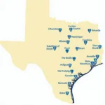 Healthcare Map of the Cotton Belt