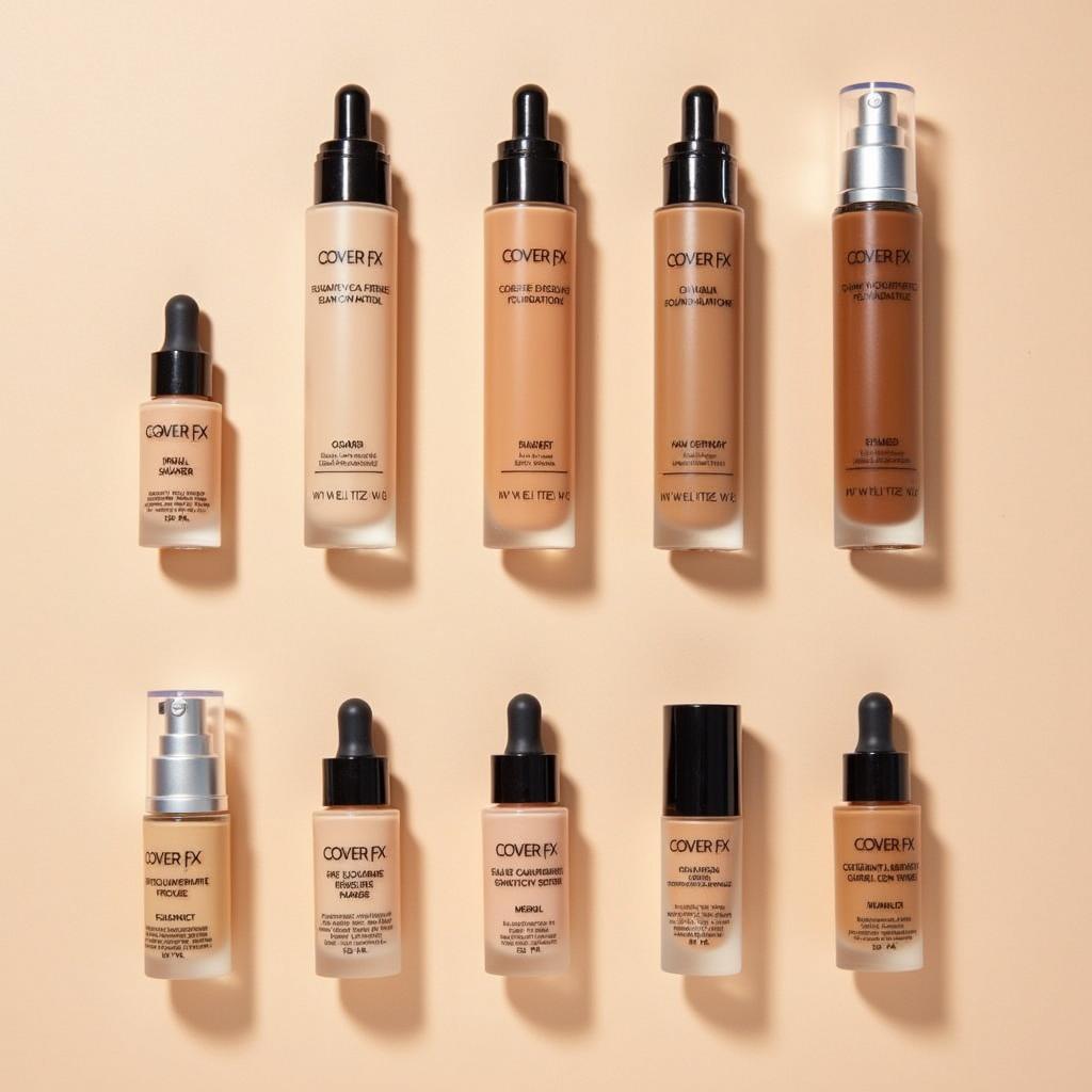 Cover FX Foundation Shade Range