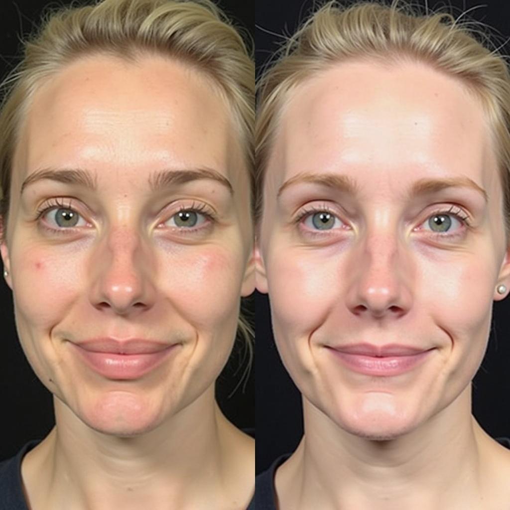 Cryoskin Before and After Comparison