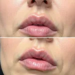 Cupid's Bow Lip Filler Before and After