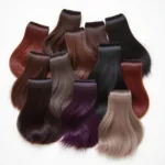 Dark Hair Color Swatches