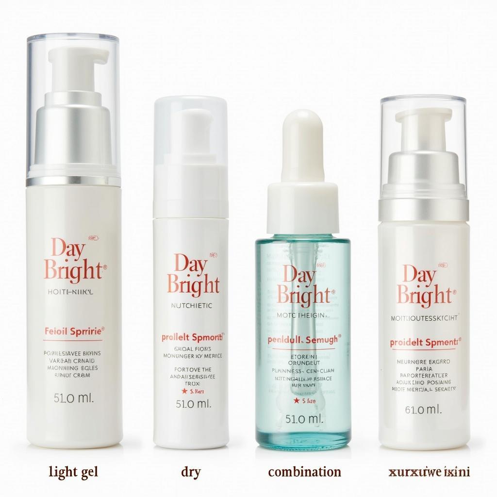 Day Bright Moisturizer for Different Skin Types