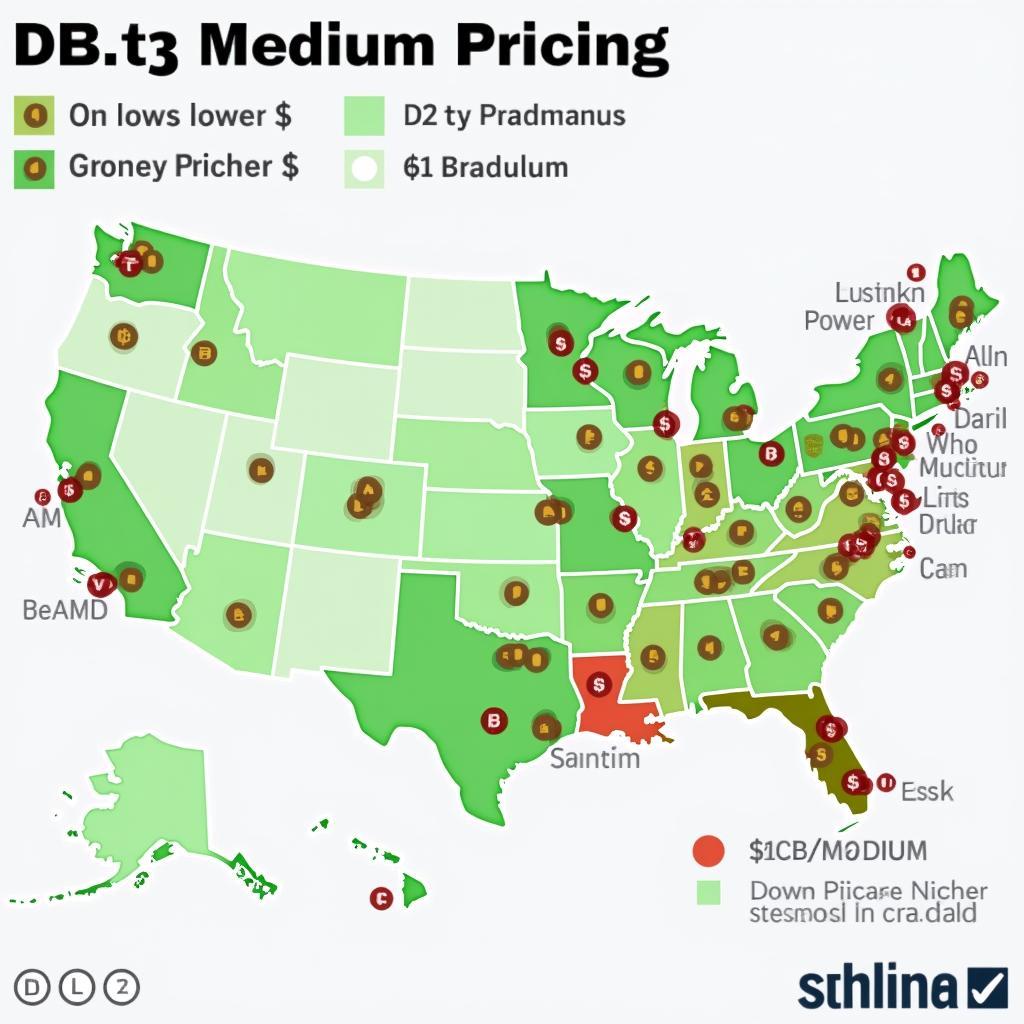 db.t3.medium Region Pricing Map