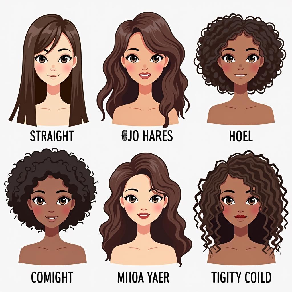 Different Hair Types and Textures