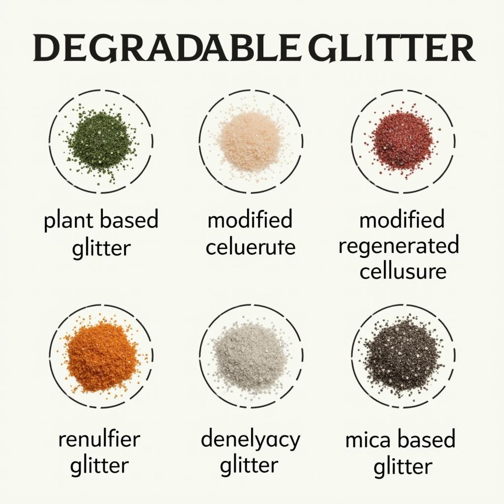 Different Types of Degradable Glitter