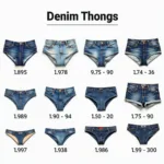 Denim Thong Evolution Through the Years