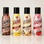 Various Flavors of Gains Protein Spray