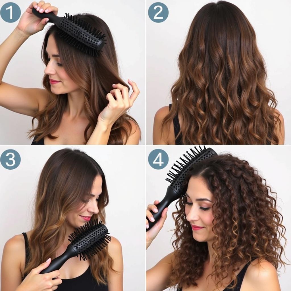 Styling Different Hair Types with a Jumbo Round Brush