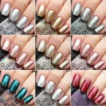 Variety of Chrome Nail Polish Shades