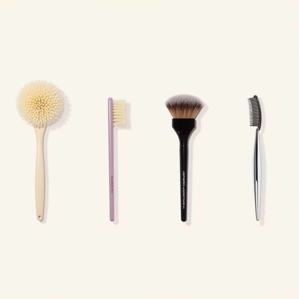 Variety of Skincare Brushes