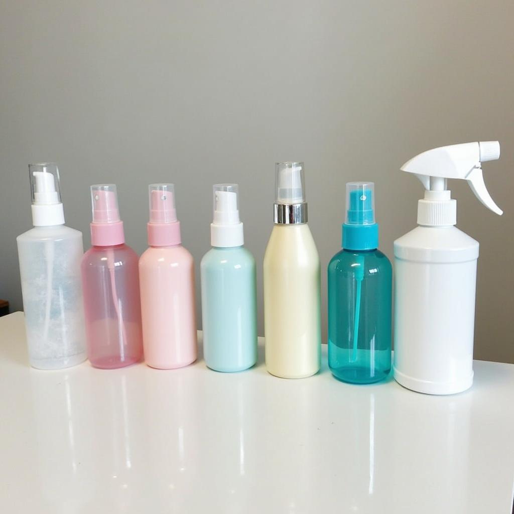 Different Types of Mist Spray Bottles