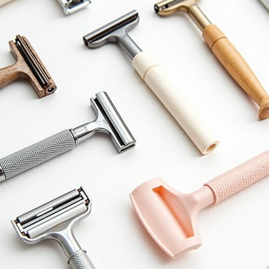 Various Safety Razor Designs for Women