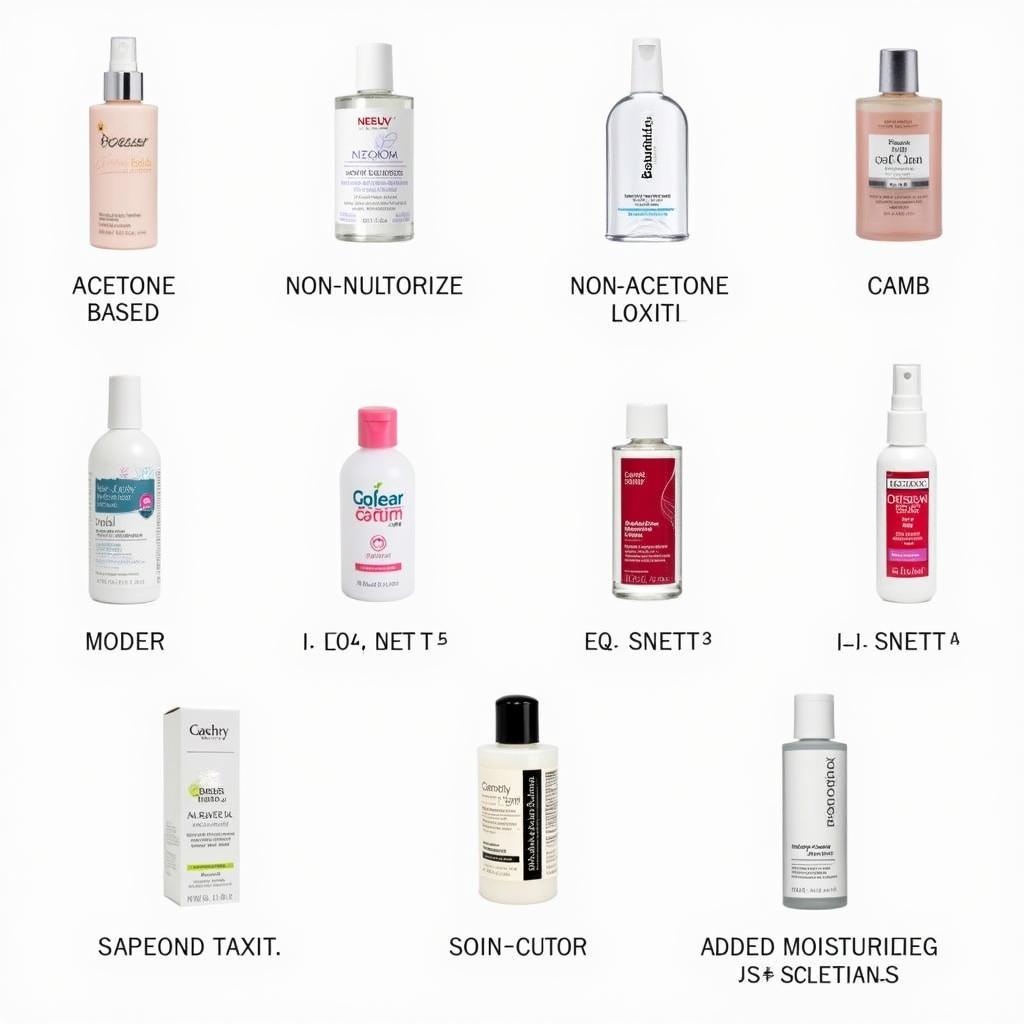 Variety of Soak-Off Gel Remover Products