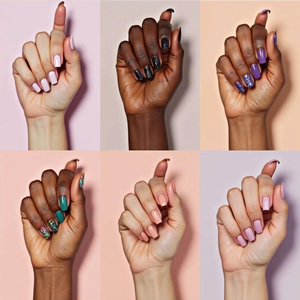 Dip Nail Colors for Different Skin Tones