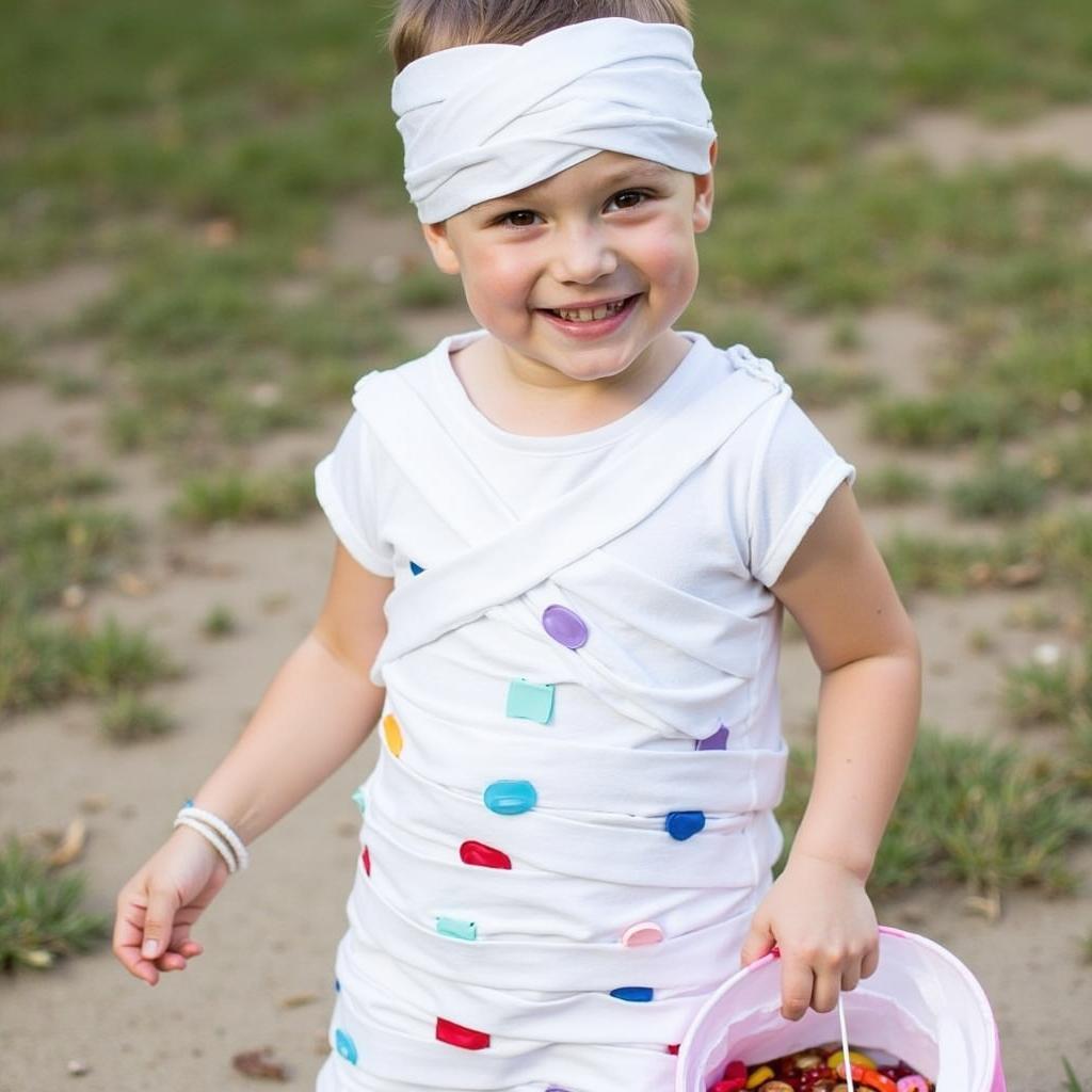 DIY Mummy Costume for Halloween