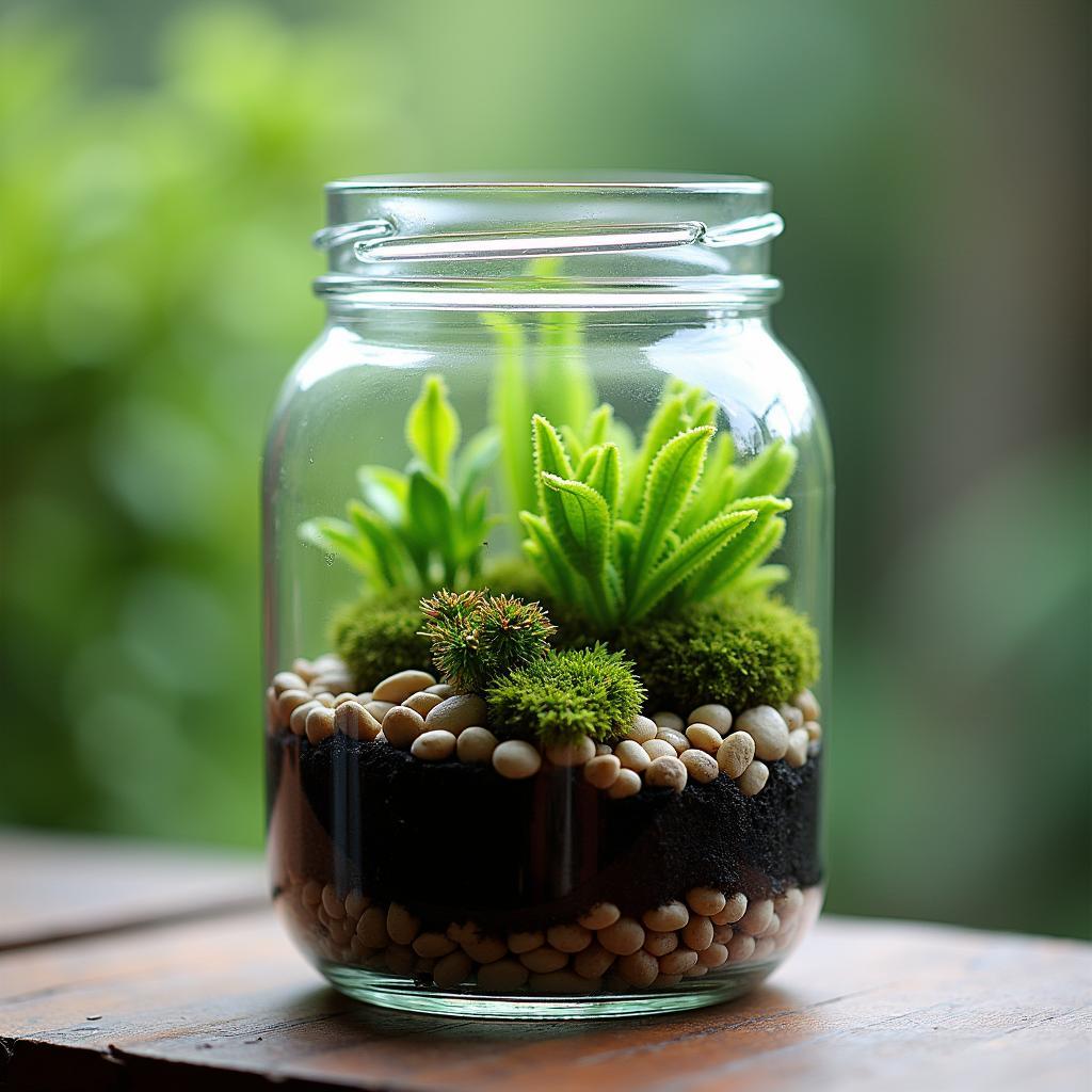 DIY Nature Jar Terrarium