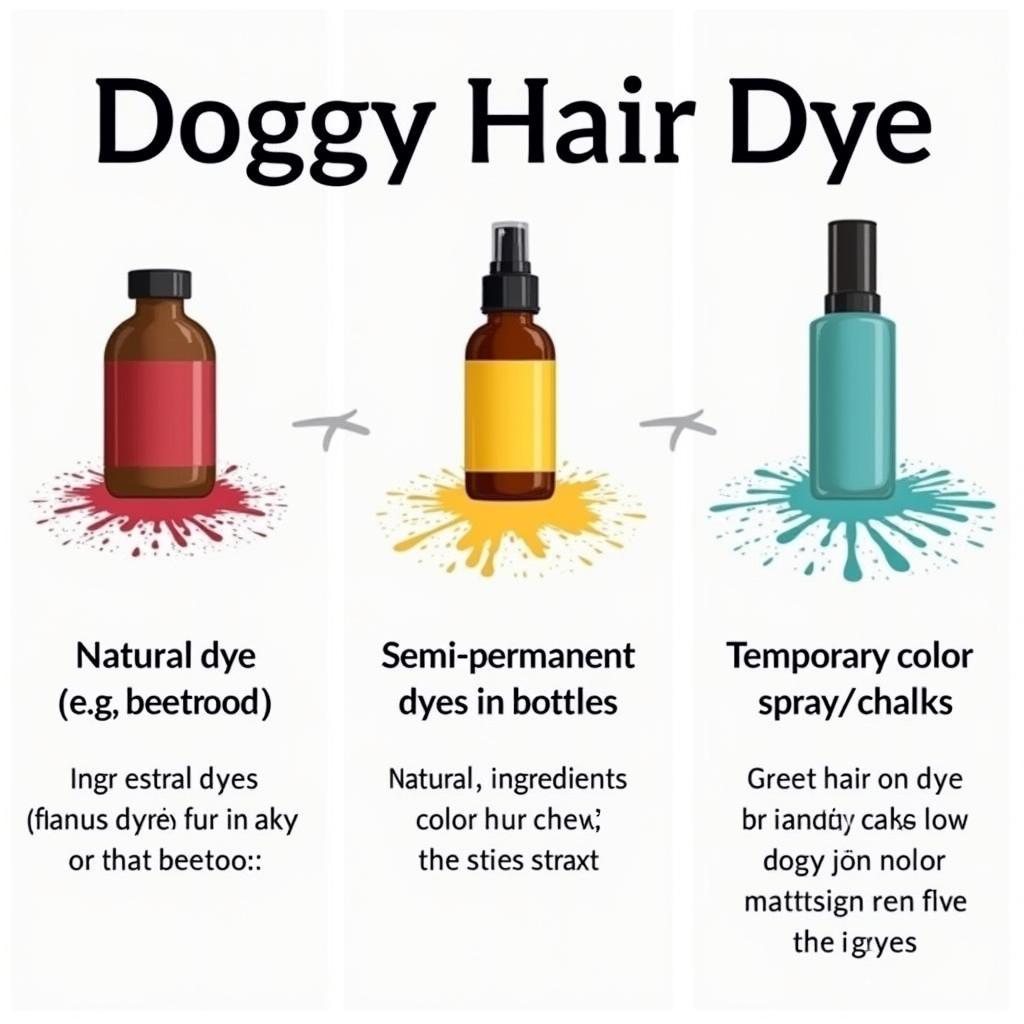 Doggy Hair Dye Types: Natural, Semi-Permanent, and Temporary