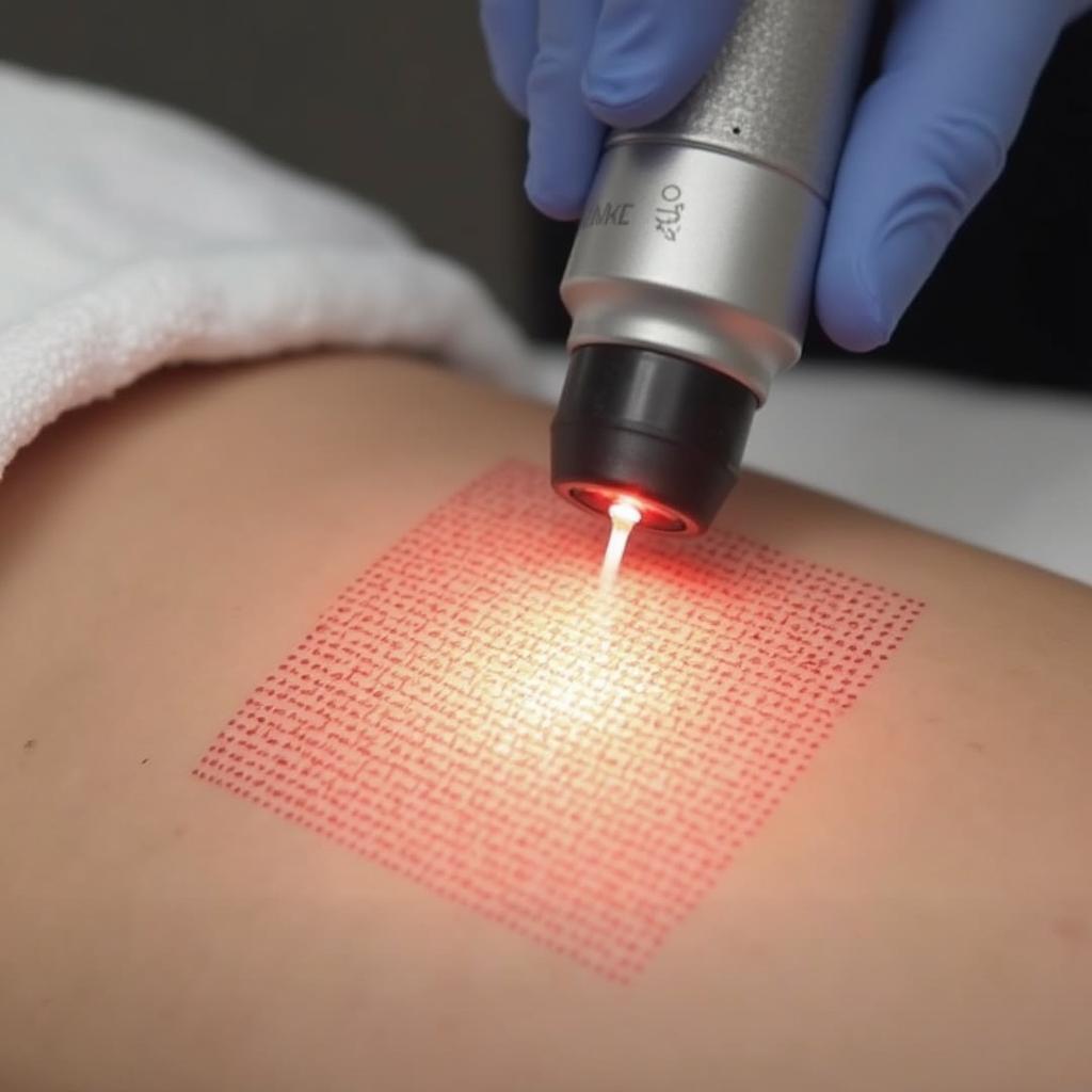 Dot Laser Treatment Process