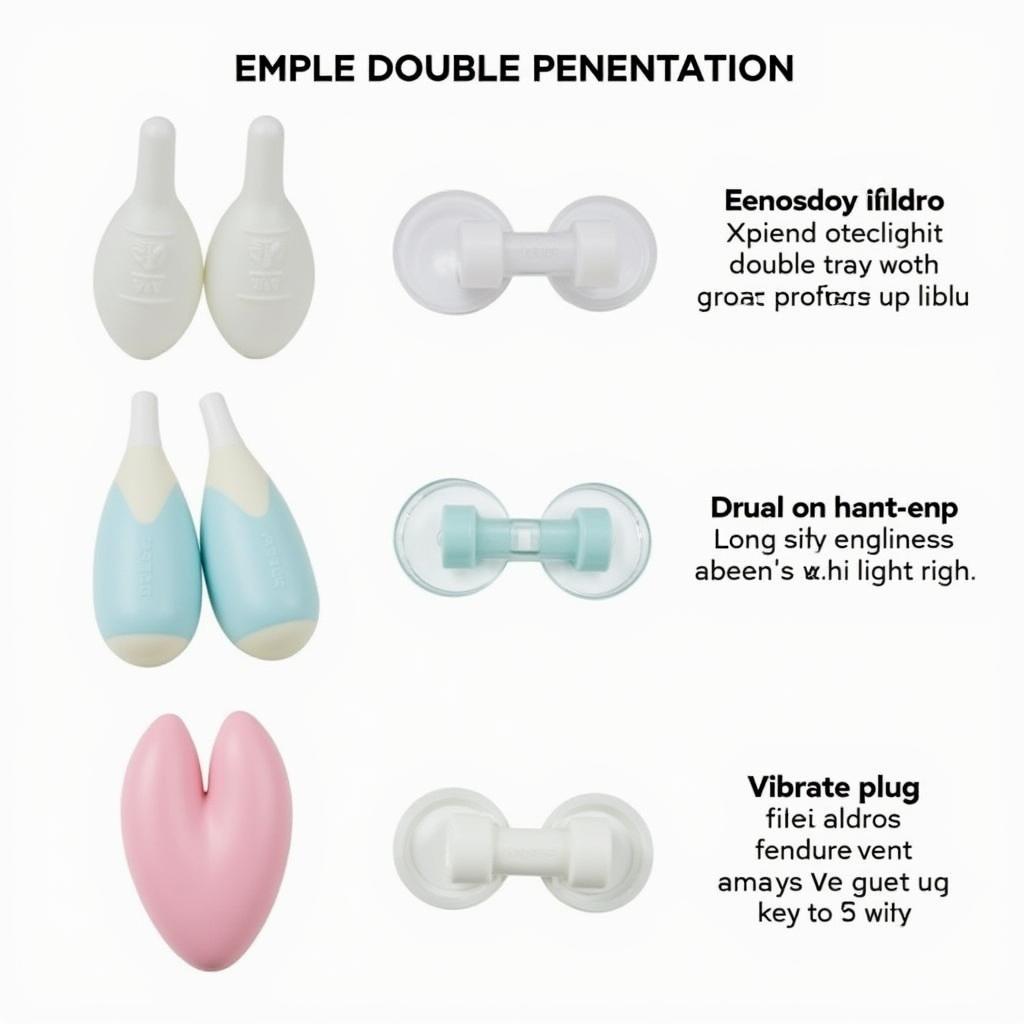 Variety of Double Penetration Toys for Couples