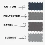 Different Fabric Types for Dove Gray Scrubs