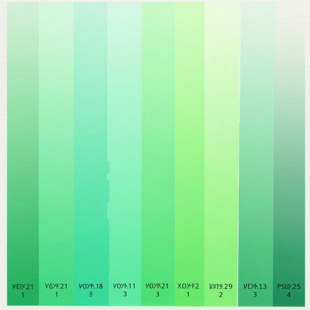 Emerald Green Light Shade Color Palette