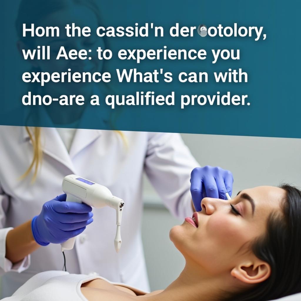 Experienced Dermatologist Performing Advatx