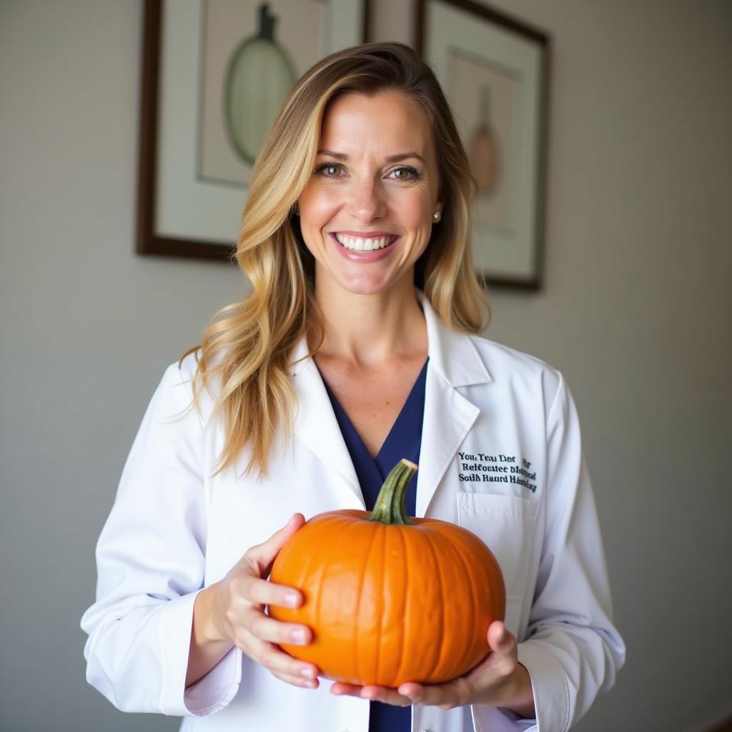 Dermatologist Recommending Pumpkin Facial