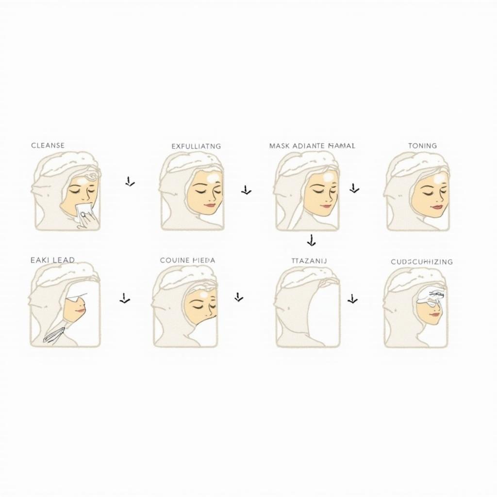 Steps in an Express Facial Treatment